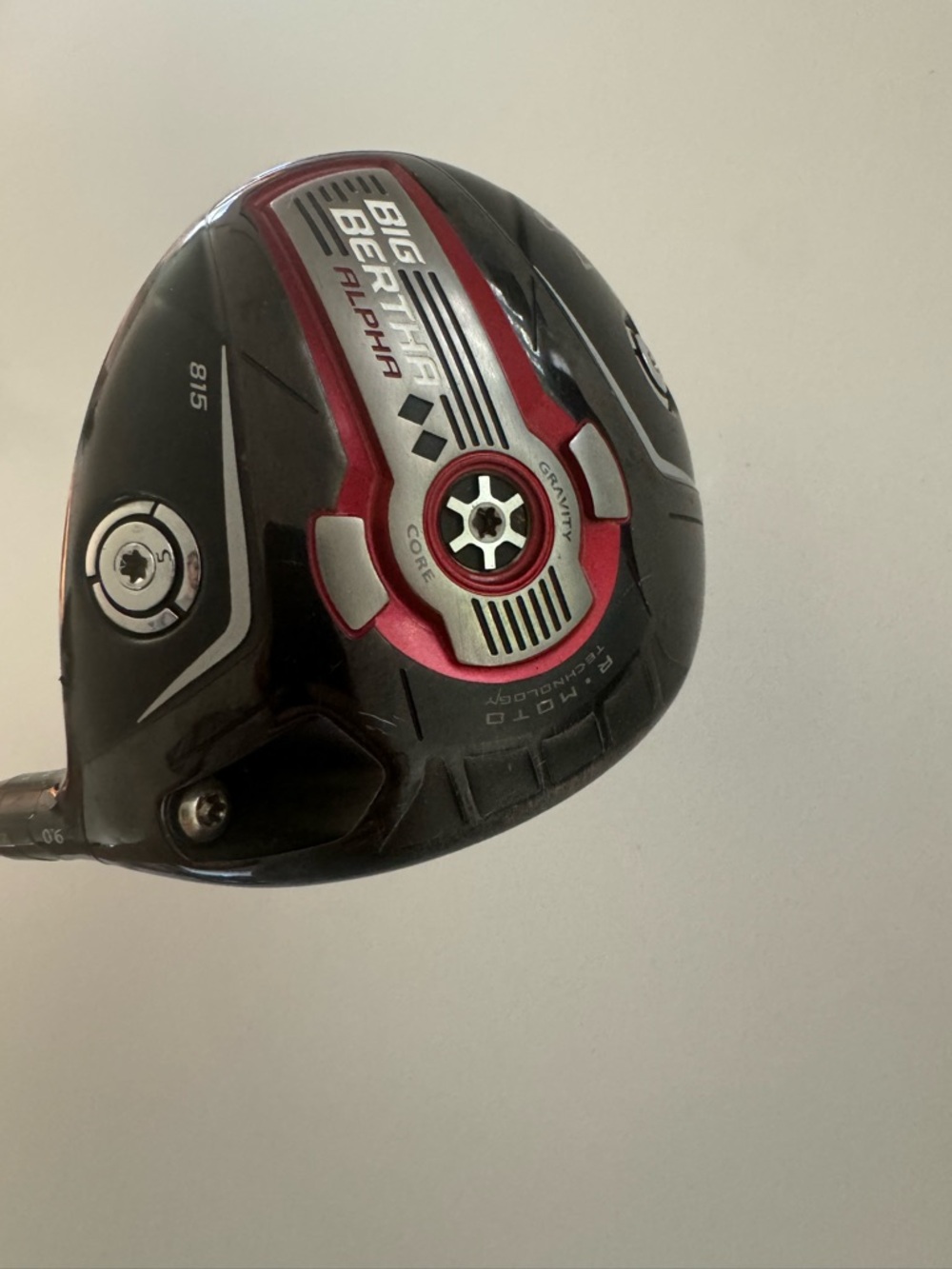 Callaway Big Bertha Alpha 815 Driver - Double black diamond x flex 9 deg
